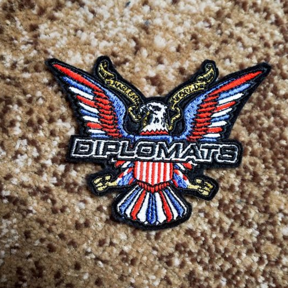 Diplomats Logo Embroidered Patch, Camron